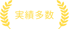実績多数